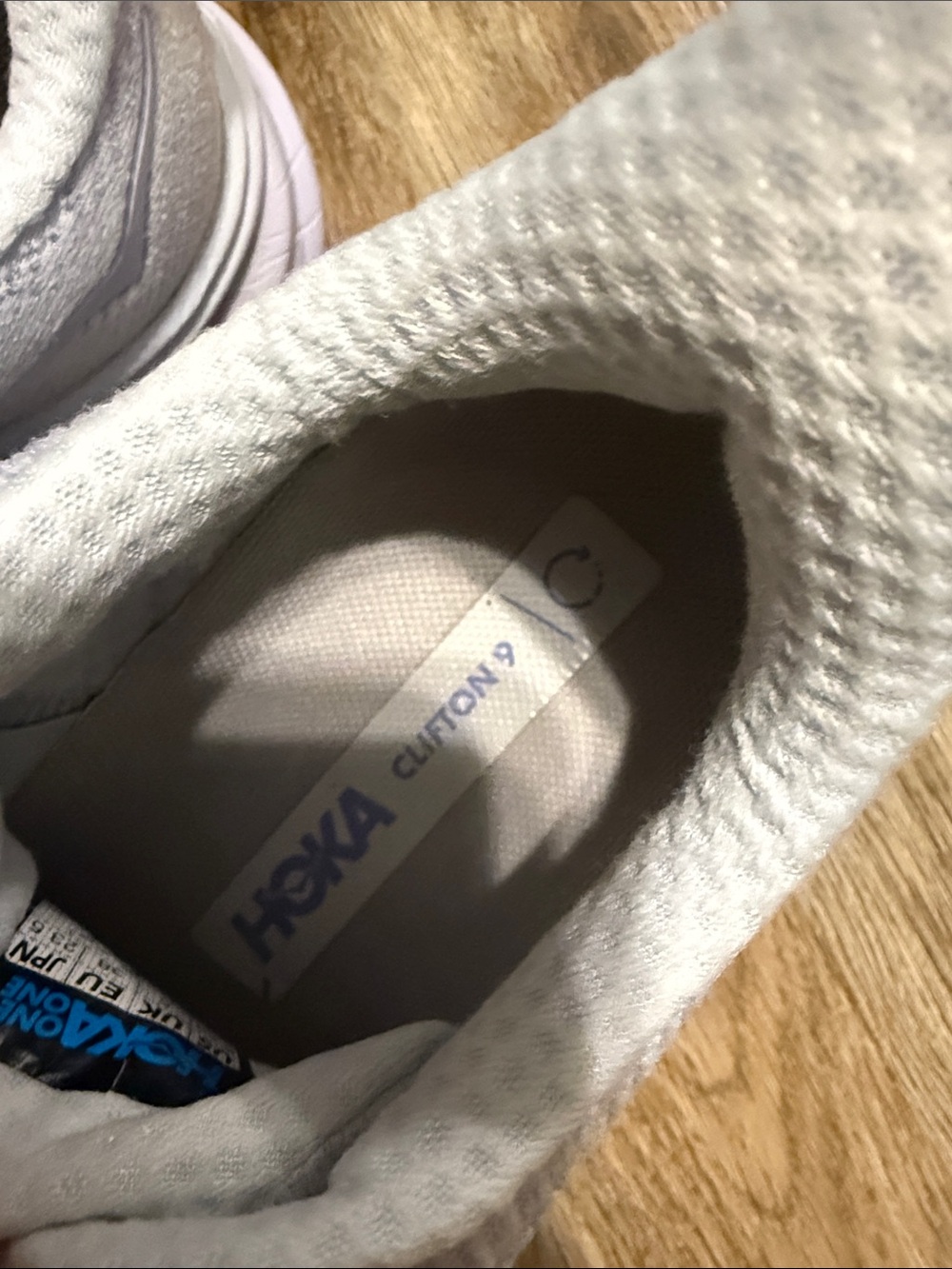Hoka Clifton 9 Women's Light Lavender/Light Gray Running Sneakers - Picture 8 of 16